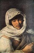 MURILLO, Bartolome Esteban The Girl with a Coin (Girl of Galicia) sg oil painting